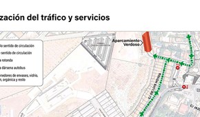 Entra en funcionamiento la nueva rotonda y dársena de autobús de la carretera de Camarma