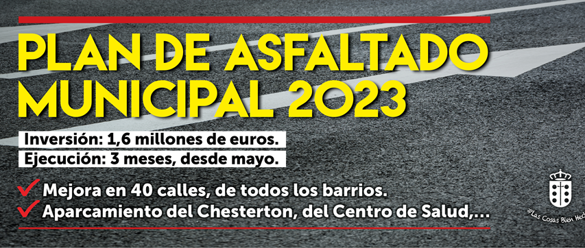Meco da luz verde a un plan de asfaltado que mejorará todo el municipio