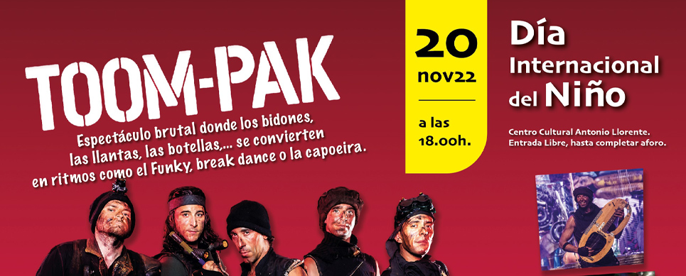 El brutal espectáculo musical de Toom Pack llega a Meco