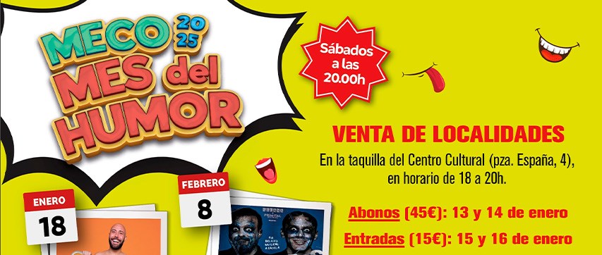 El Mes del Humor de Meco se convierte en un cuatrimestre de carcajadas