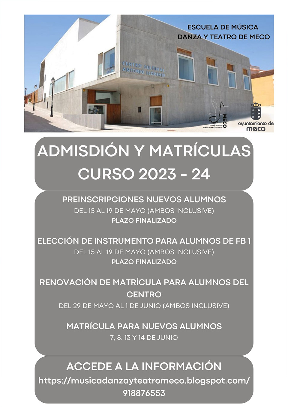 Escuela Municipal de música, danza y teatro