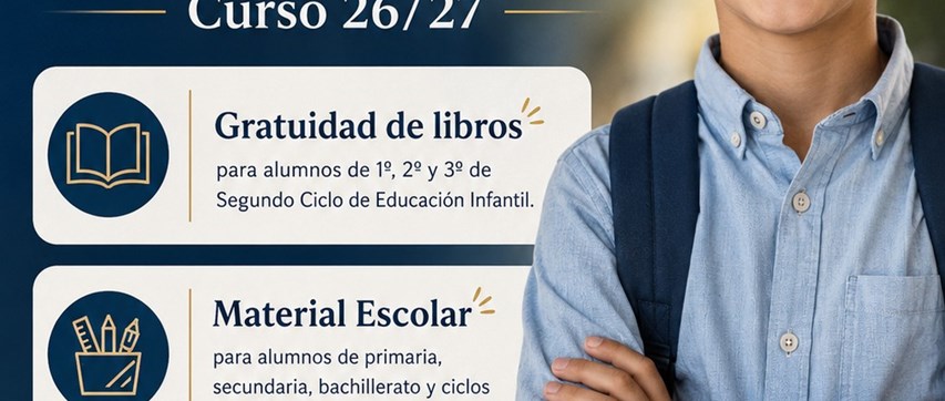 Becas educativas curso 26/27