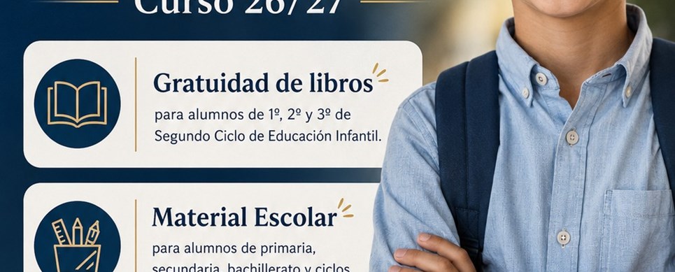 Becas educativas curso 26/27